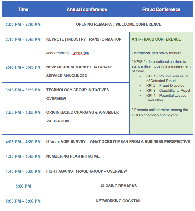 agenda
